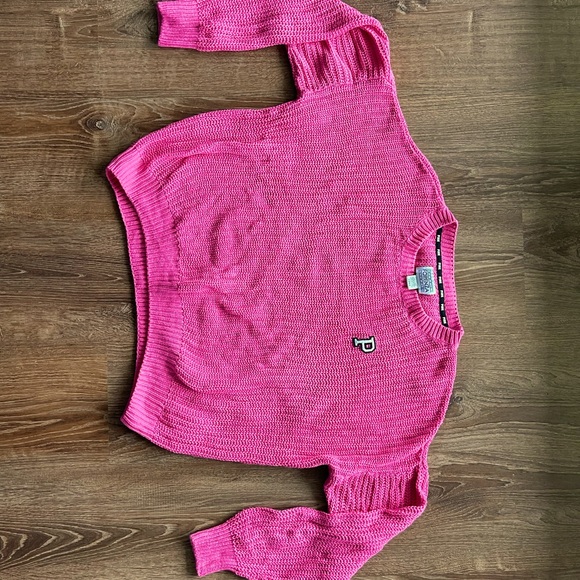 Cute Oversized PINK Pink Sweater - Picture 1 of 3